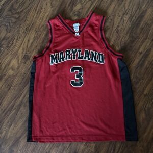 Vintage Maryland Terrapins #3 College Basketball Jersey Mens Size XL Foot Locker